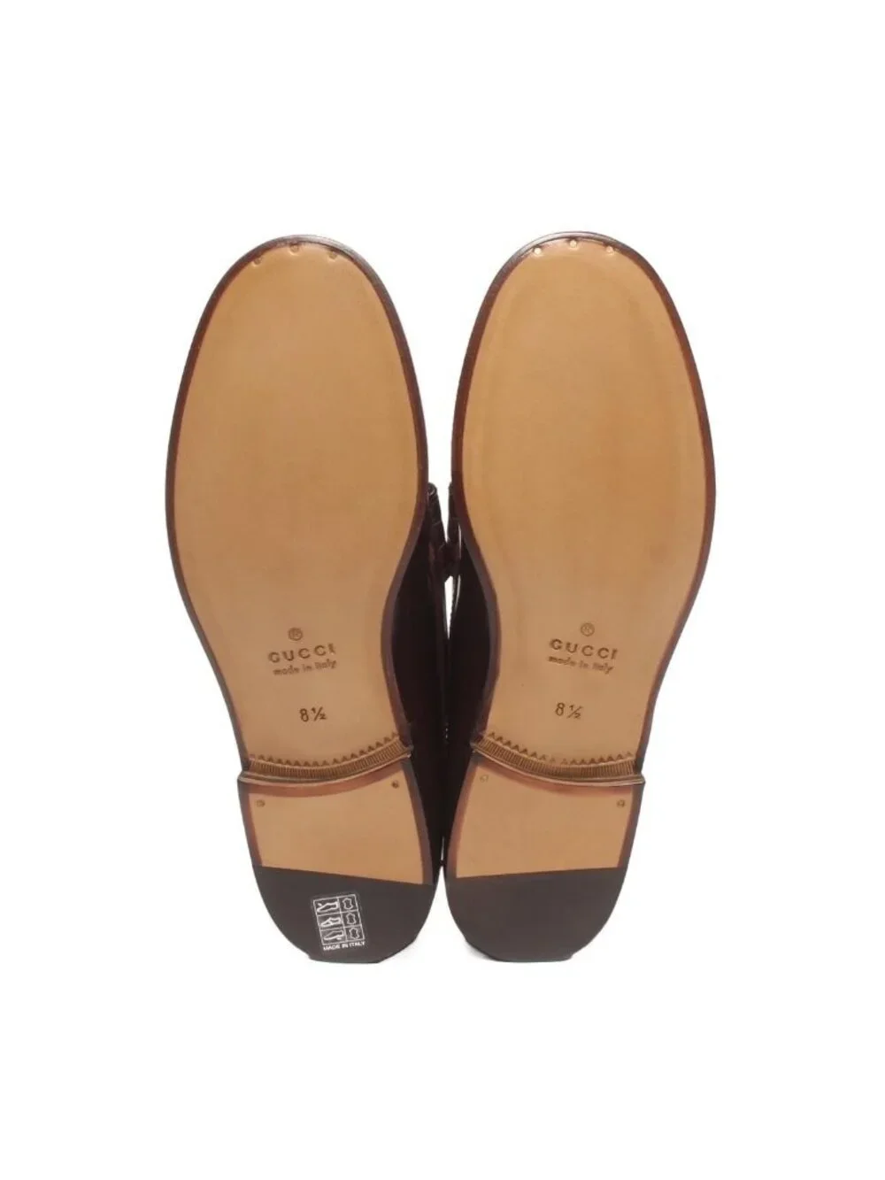 Gucci Loafers Interlocking 738470 Men's SIZE 8 1 2